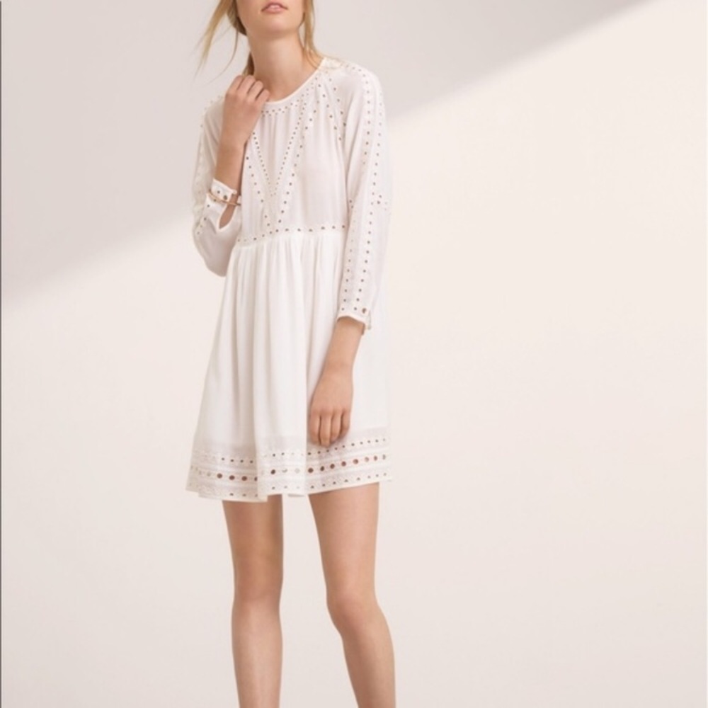 Wilfred Boho Embroidered Dress